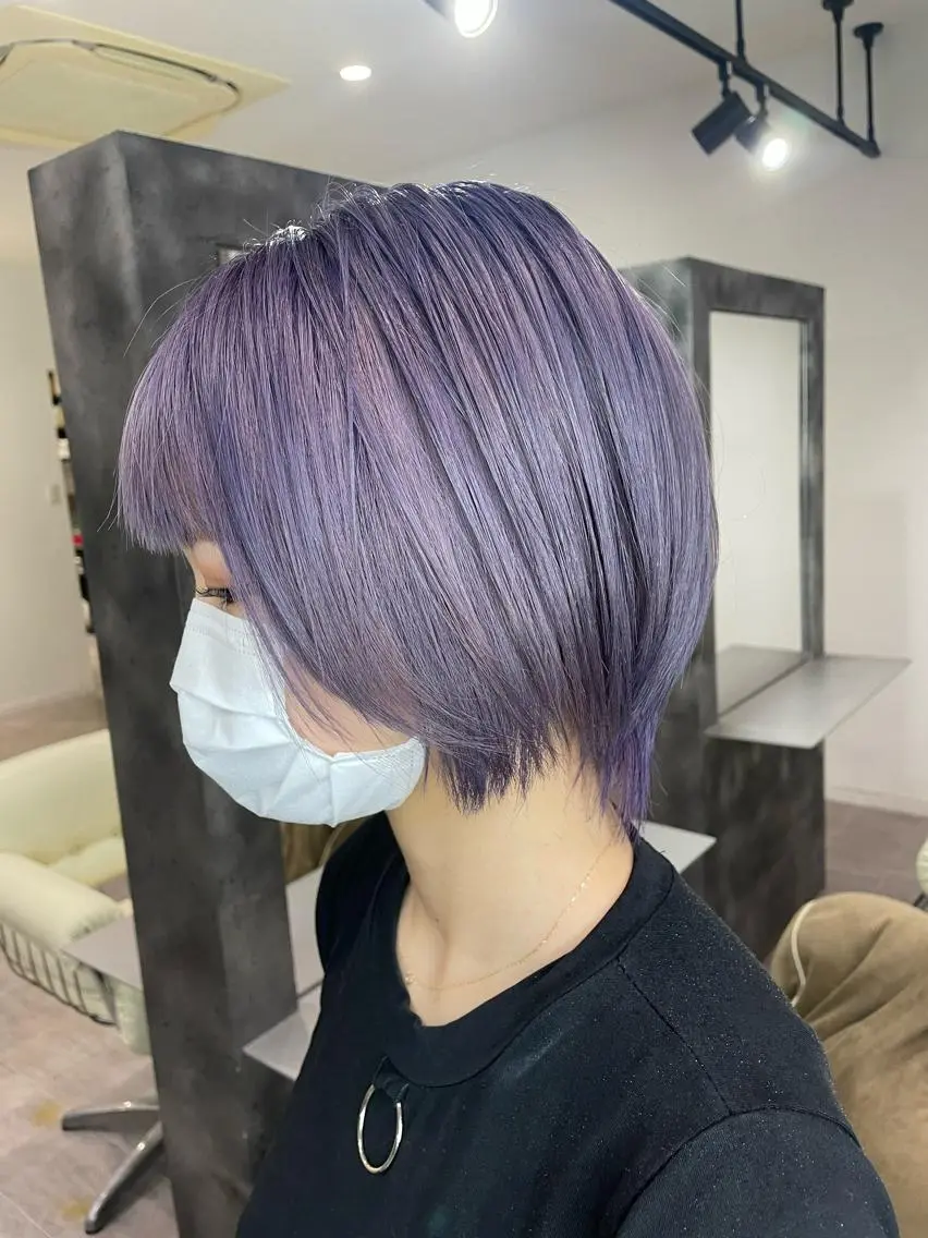 ショート カラー 髪質改善/大阪守口市 🐣Ria‪🐣のヘアスタイル