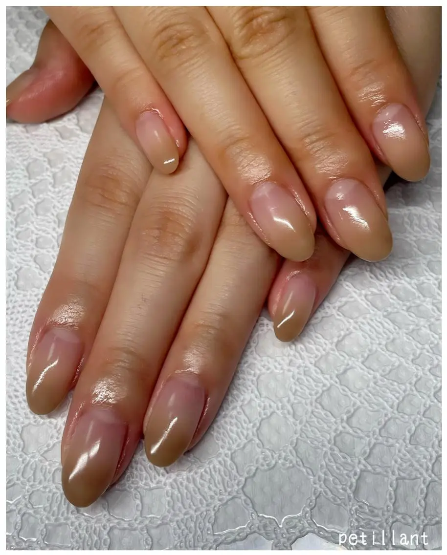ネイル シンプルネイル nail salon petillantのネイルデザイン