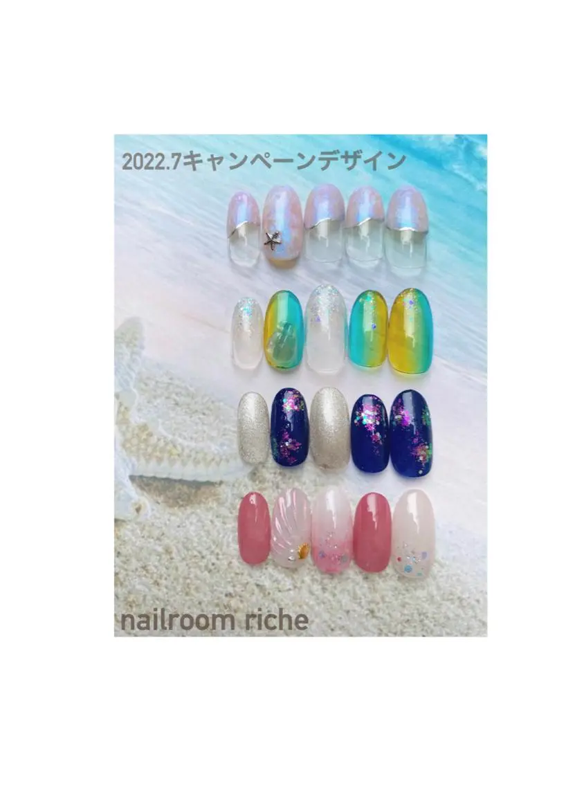 ネイル ハンドネイル nailroom richeのネイルデザイン