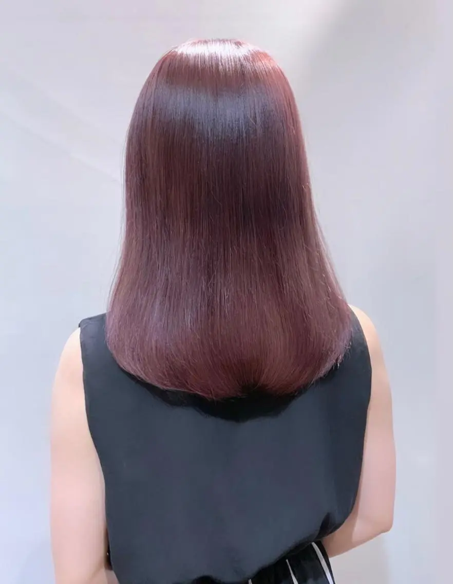 ミディアム カラー ヘアアレンジ 柔らか垢抜けｶﾗｰと ｶｯﾄ🫧ASUKAのヘアスタイル