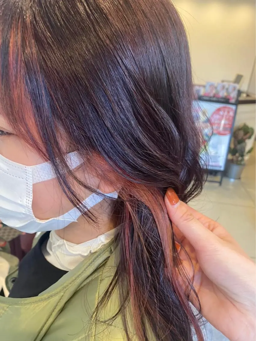 カラー 優子/ 似合わせカットカラーのヘアスタイル