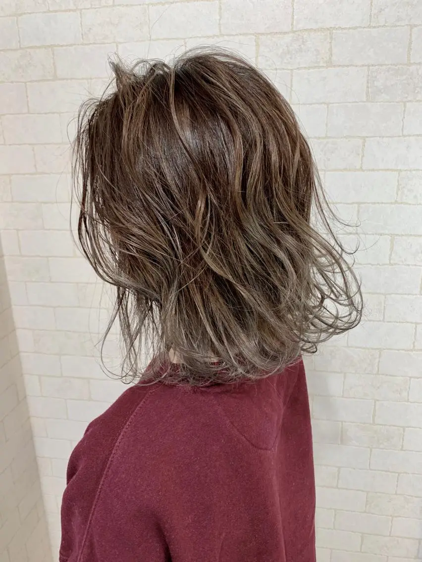 ミディアム 神野 雅樹のヘアスタイル