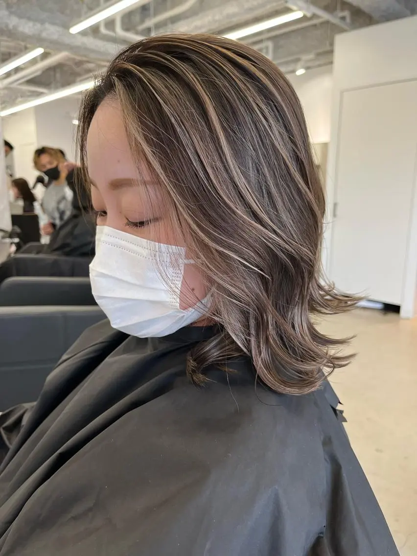 セミロング カラー ヘアカラー 【代表】高山 一真のヘアスタイル
