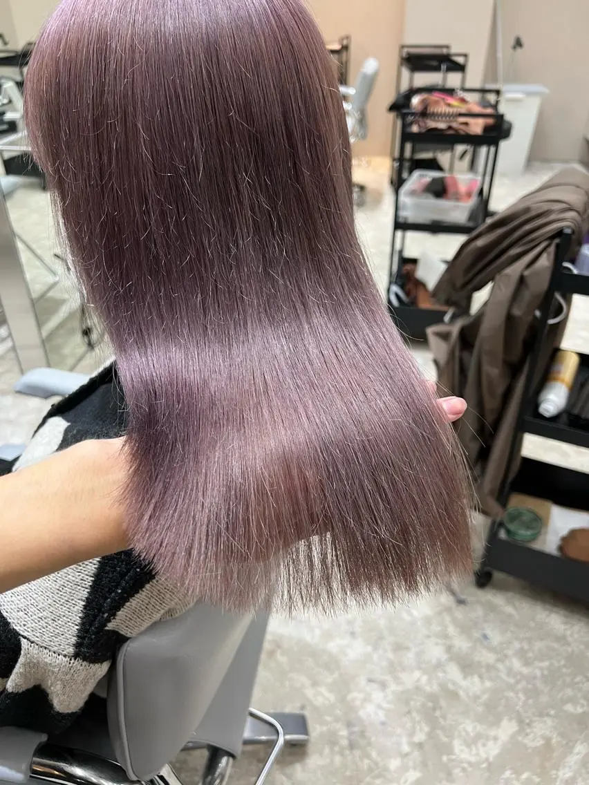 ミディアム ハイライト 髪質改善 レイヤーカット トリートメント 艶カラー💎 髪質改善🎈アトワのヘアスタイル