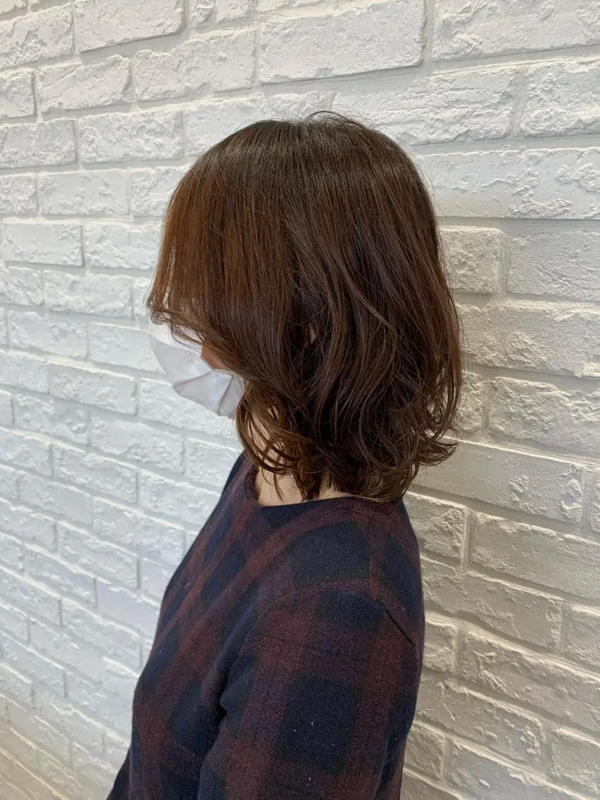セミロング セミロングパーマ stylist N0Nのヘアスタイル