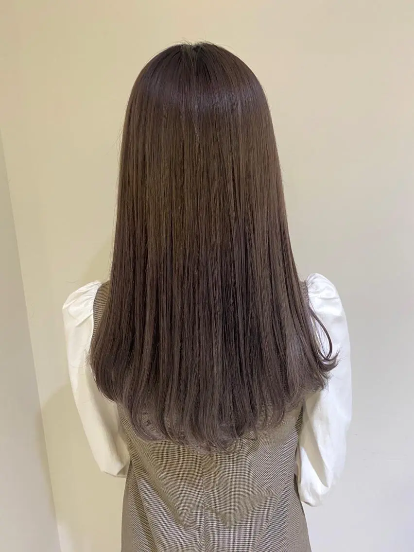 ロング ヘアカラー トリートメント 吉原 みえのヘアスタイル