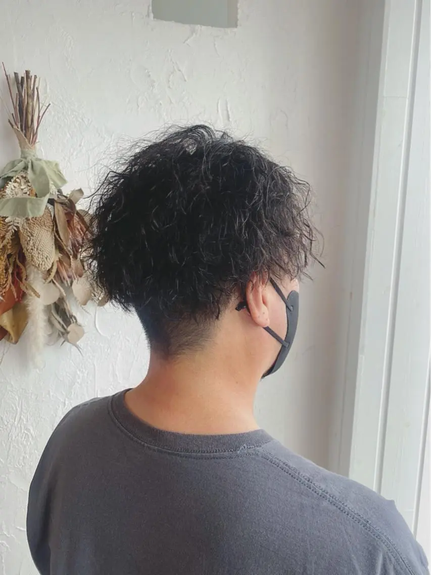 ショート カラー パーマ ヘアアレンジ メンズ 豊橋美容院 ソンリエのヘアスタイル