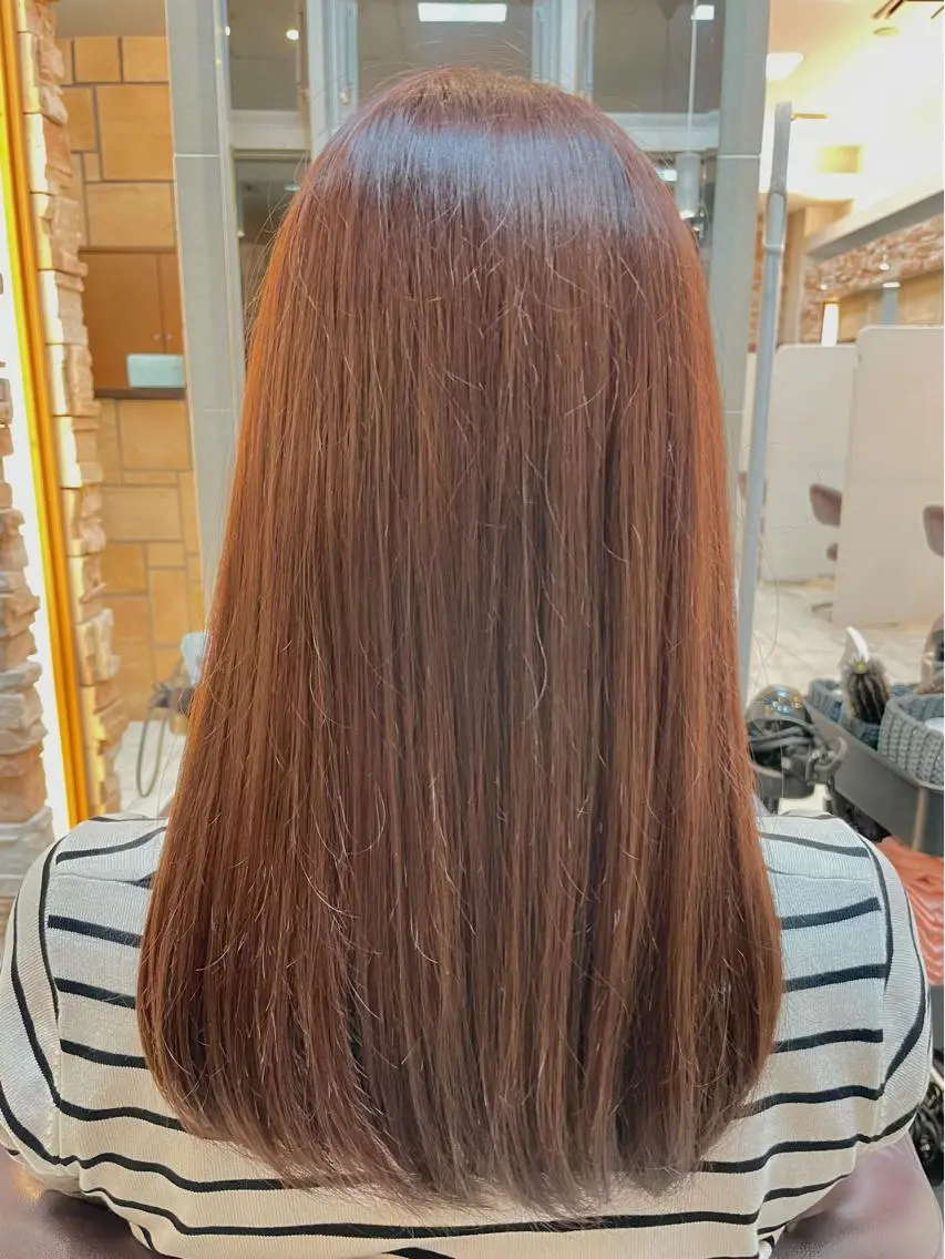 ロング カット ヘアカラー 新籾 尚哉のヘアスタイル