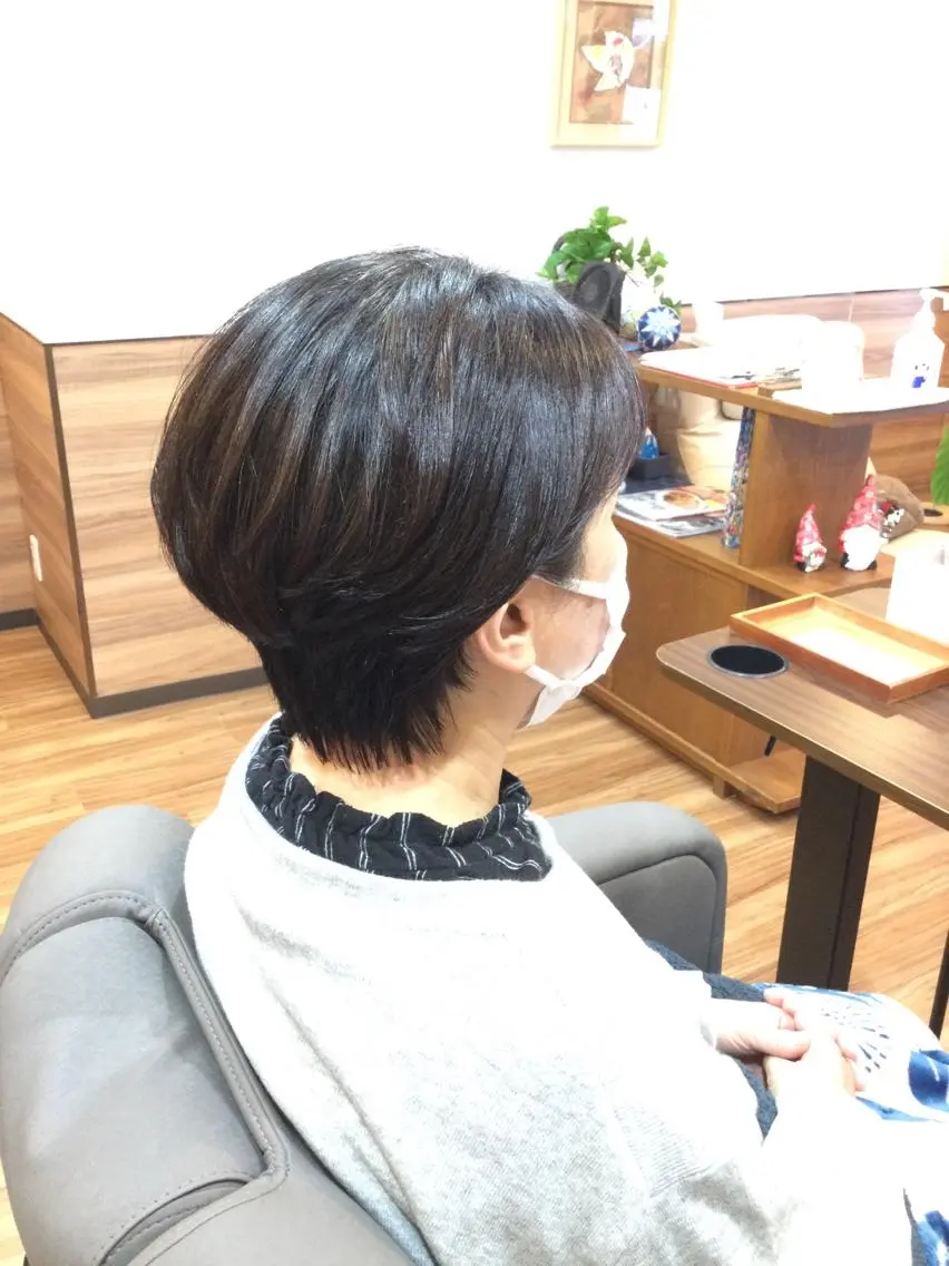 ショート ショートヘア Annon プライベートサロンのヘアスタイル