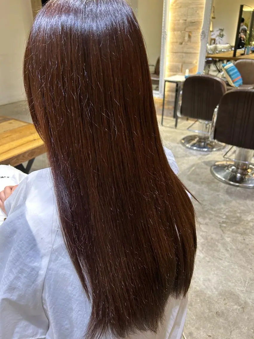 ロング トリートメント ヘアカラー トリートメント イケノベ コウダイのヘアスタイル