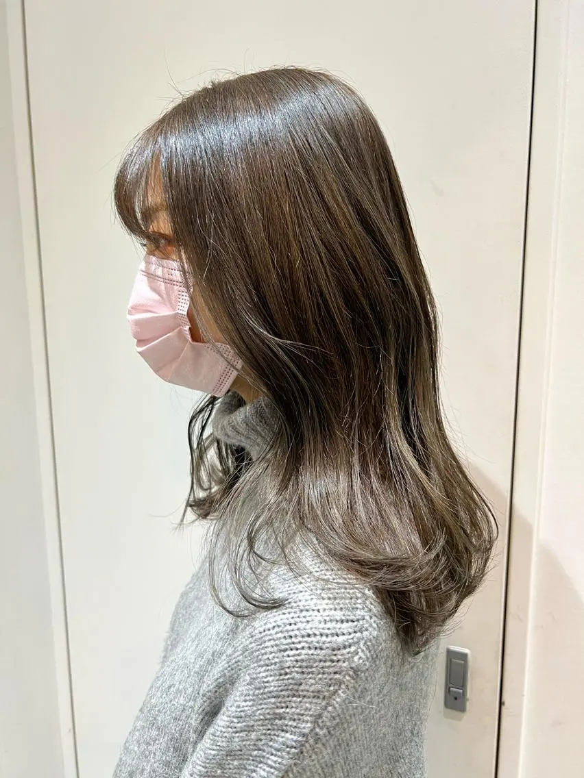 セミロング カット ヘアカラー 🌿ニュアンス/髪質 改善🌿Fukudaのヘアスタイル
