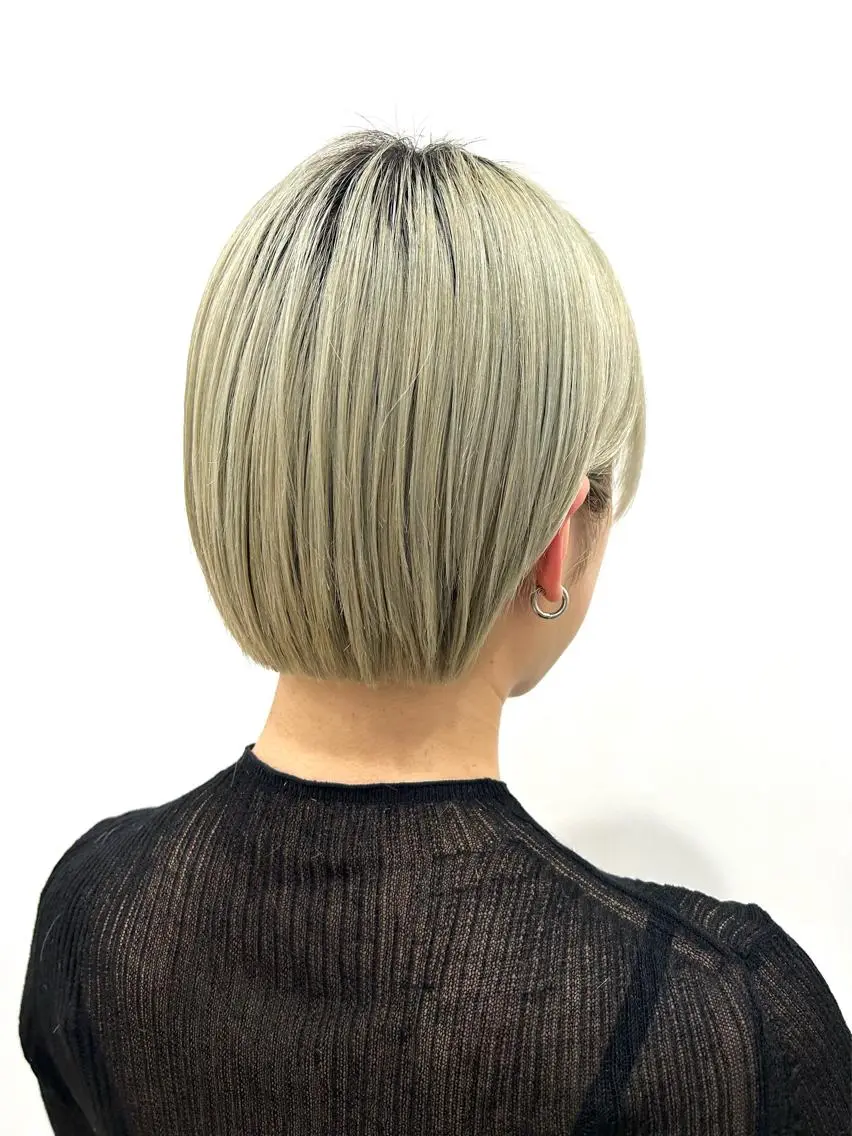 ショート カット トリートメント ぱつっとボブ/ 小野あかねのヘアスタイル