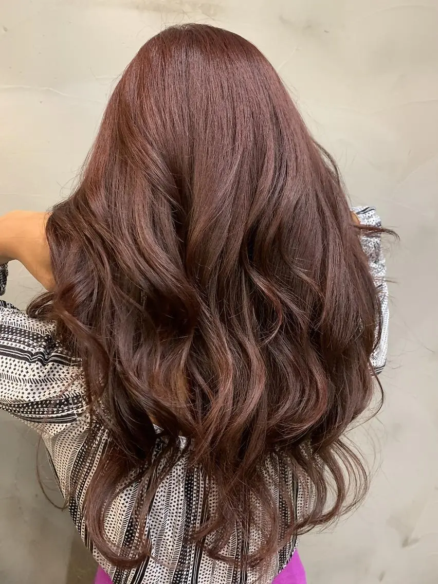 カラー ロング ANGELICA JR和歌山店のヘアスタイル