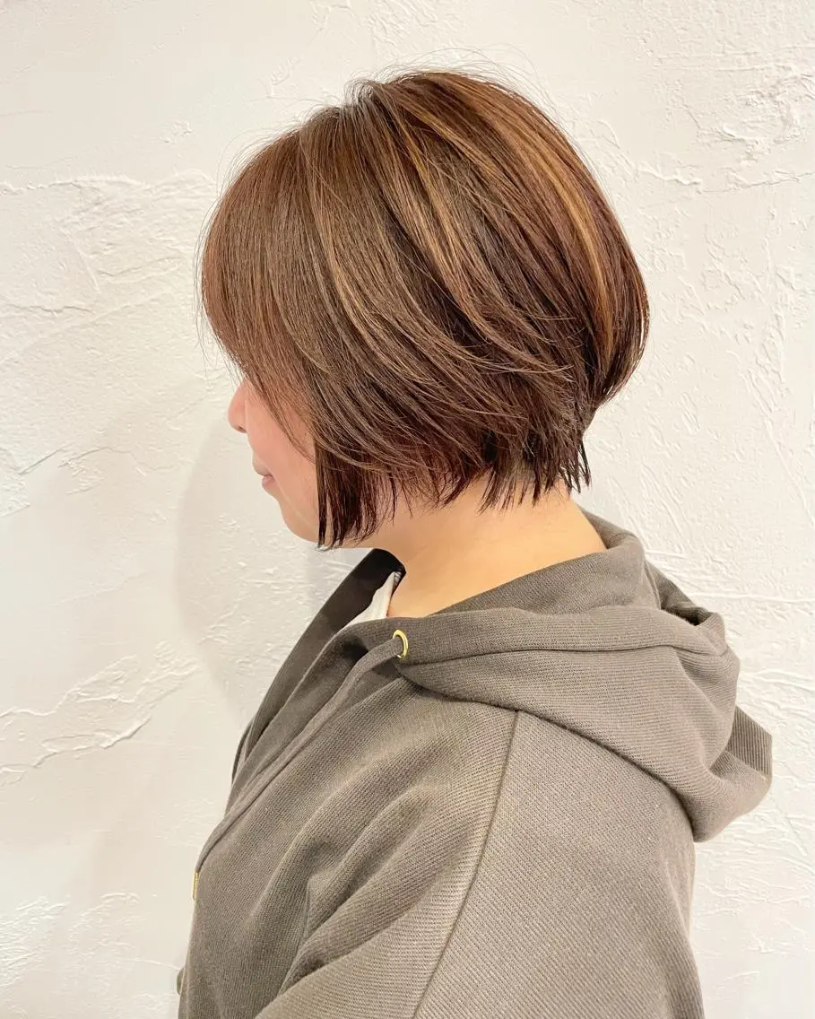 ショート カラー カット ヘアカラー WILLOW京橋 小玉泰基のヘアスタイル