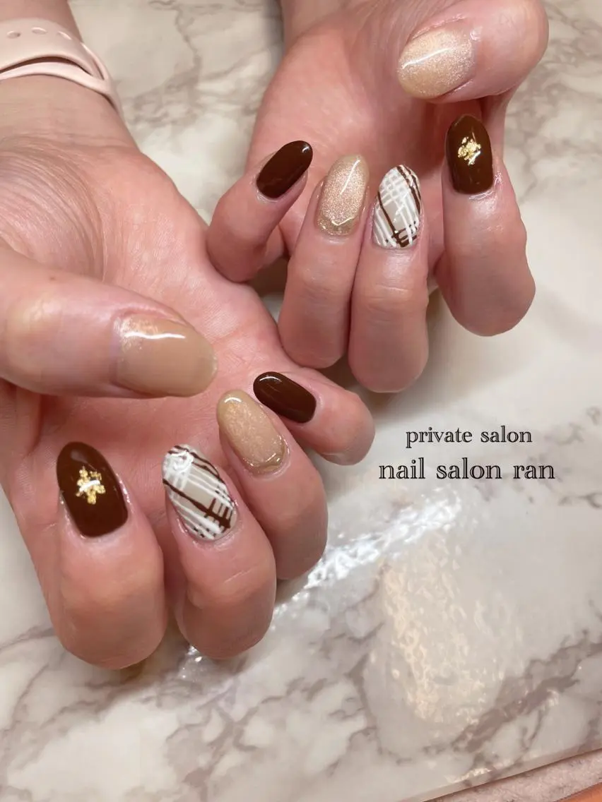 ネイル 持ち込み バレンタイン nailsalon ranのネイルデザイン