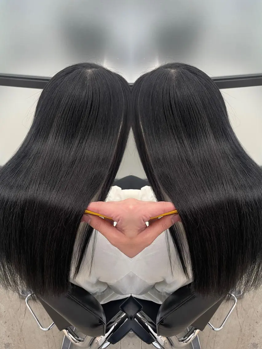 ロング カラー ヘアカラー 縮毛矯正 トリートメント 髪質改善ヘアエステ Soruhaのヘアスタイル