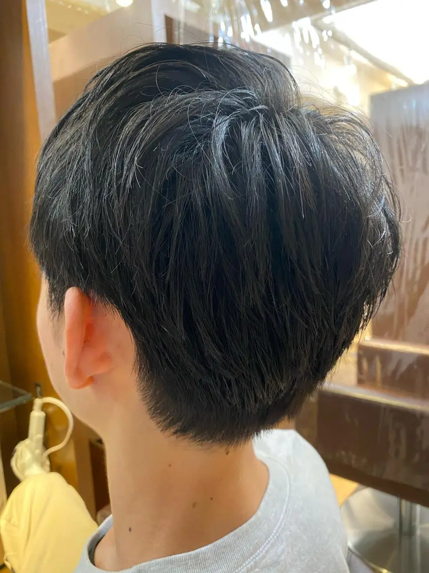 ショート パーマ メンズ 刈り上げ メンズカットパーマ ✂️ JOYAのヘアスタイル