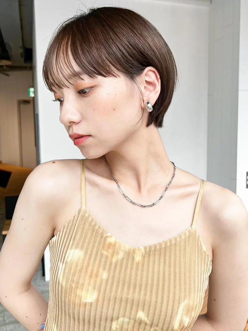 カラー ショート ショートヘア カット ヘアカラー トリートメント ITbyALBUM 浦和店のヘアスタイル