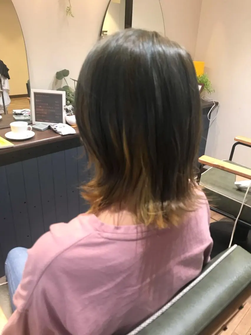 セミロング カラー Ray hair 春日部のヘアスタイル