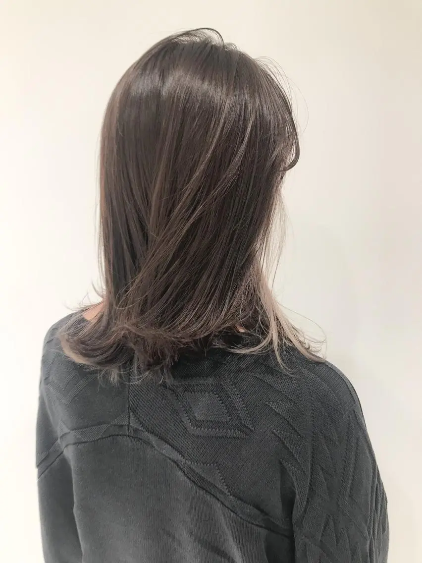 ミディアム カラー ヘアアレンジ 特別モデル価格 タカシマイッセイのヘアスタイル