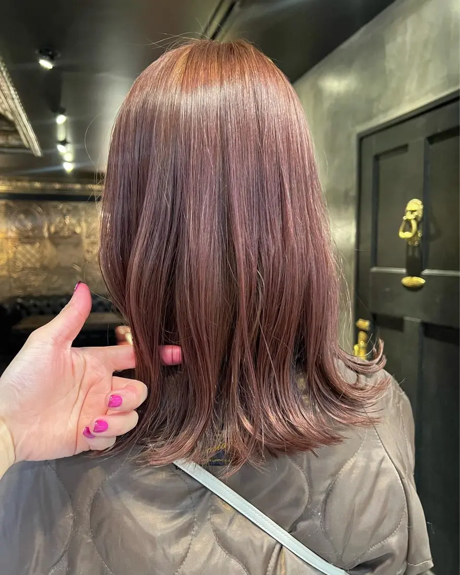 ロング カラー ベージュカラー ラベンダーカラー ラベンダーベージュ 圧倒的デザイン力 店長🎨RENAのヘアスタイル