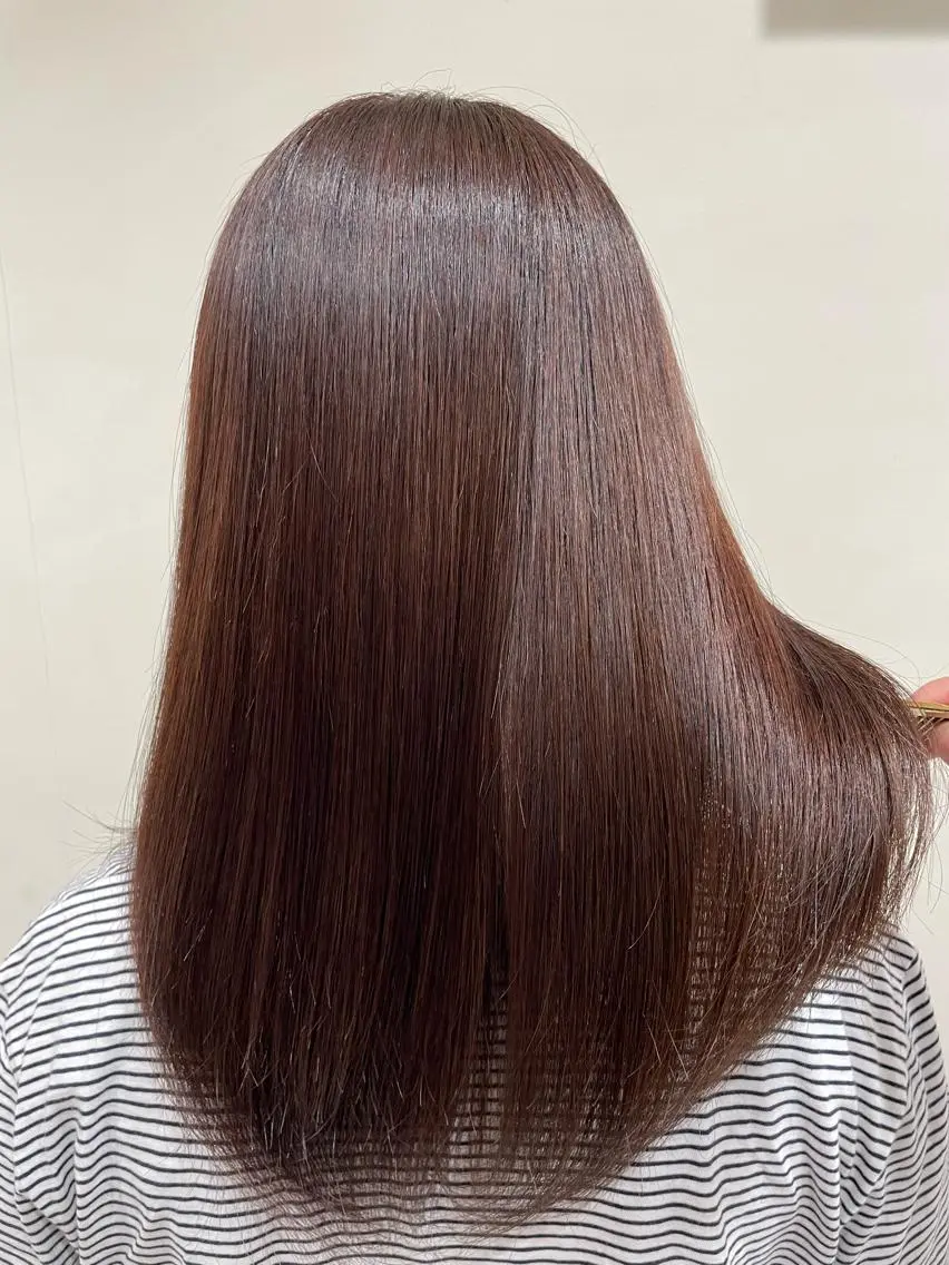 ロング カラー ヘアアレンジ ベージュカラー ブリーチ ブルーカラー ブラウンカラー ブルージュ ヘアカラー トリートメント ヘアセット 髪質改善カラー🦋 田村のヘアスタイル
