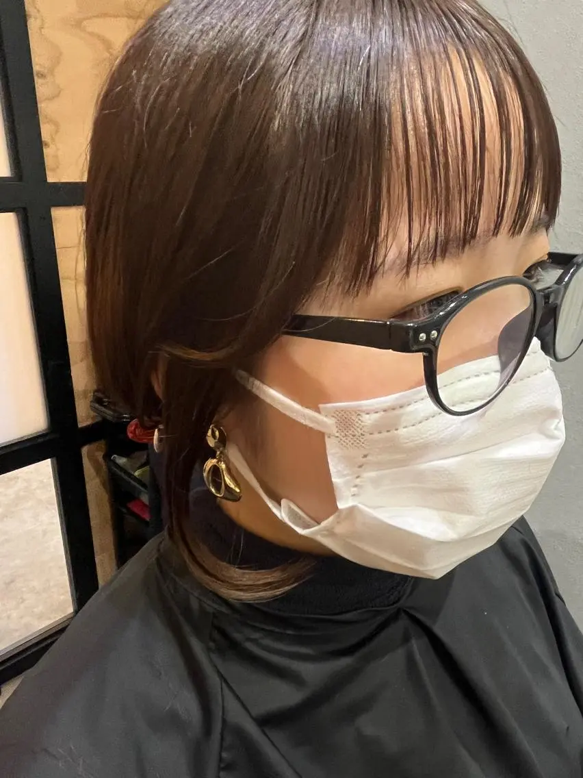 ショート カラー パーマ ヘアアレンジ メンズ キッズ ネイル マツエク・マツパ アイブロウ メンズパーマ ブラウンカラー ケアカラー 透明感カラー ピンクカラー 久木原 ゆりのヘアスタイル