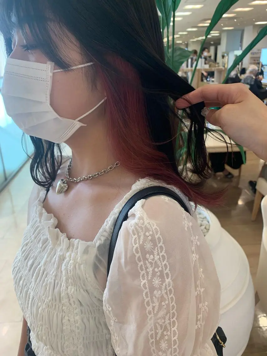 ロング カラー 暖色/ブリーチカラー 🎀 M i k uのヘアスタイル