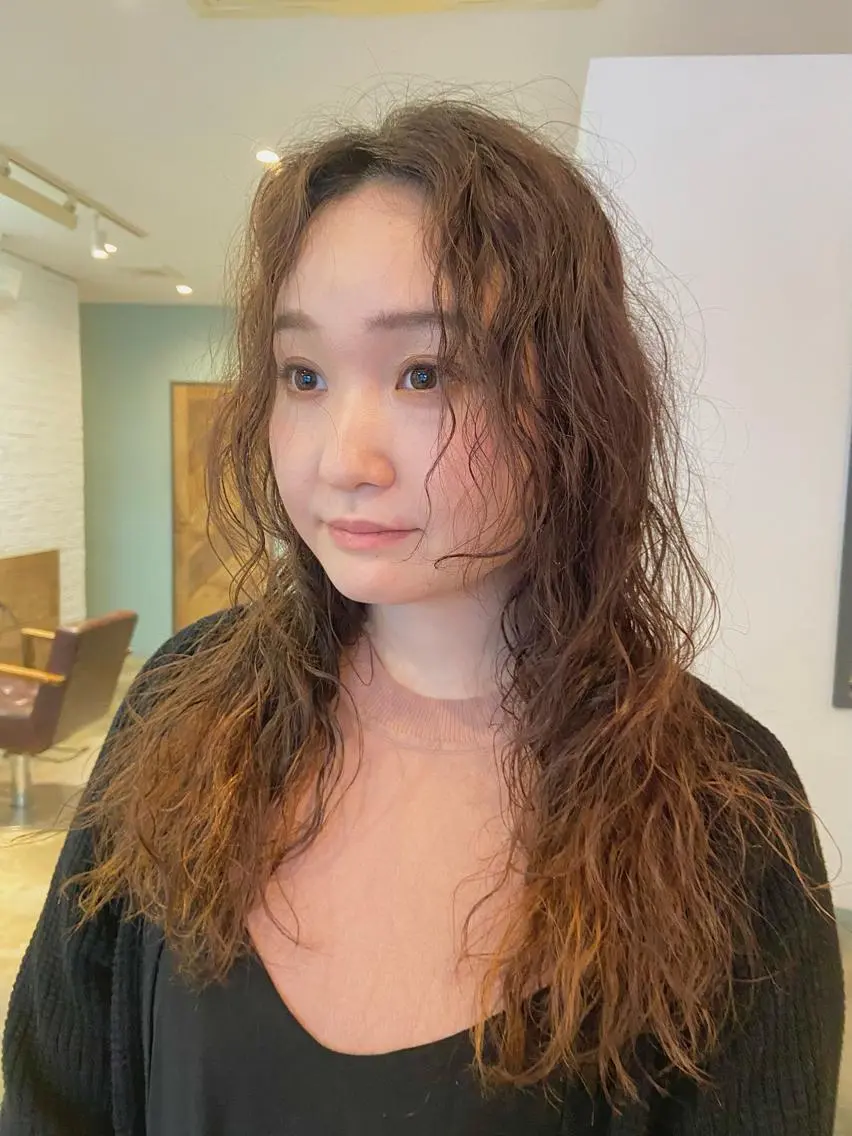 ロング パーマ ロング 原一真/ 外国人ショートヘアのヘアスタイル