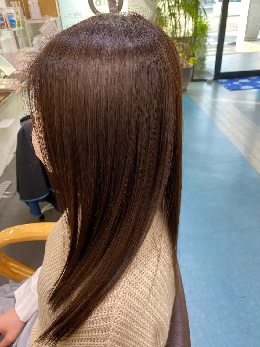 ロング カラー 髪質改善 カット ヘアカラー トリートメント 【髪質改善】に特化 オリーブオイルクラブのヘアスタイル