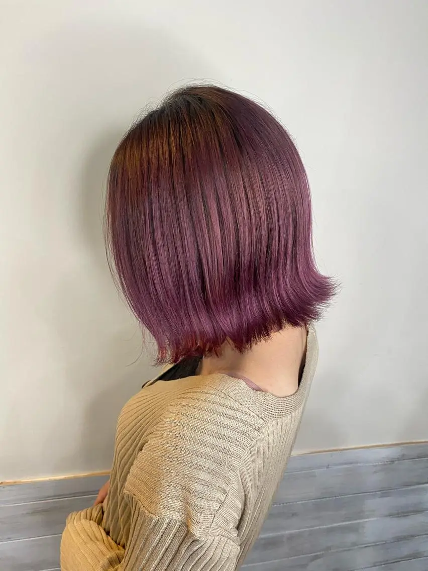 ミディアム カラー ヘアカラー オーナースタイリスト 奈須雄紀のヘアスタイル
