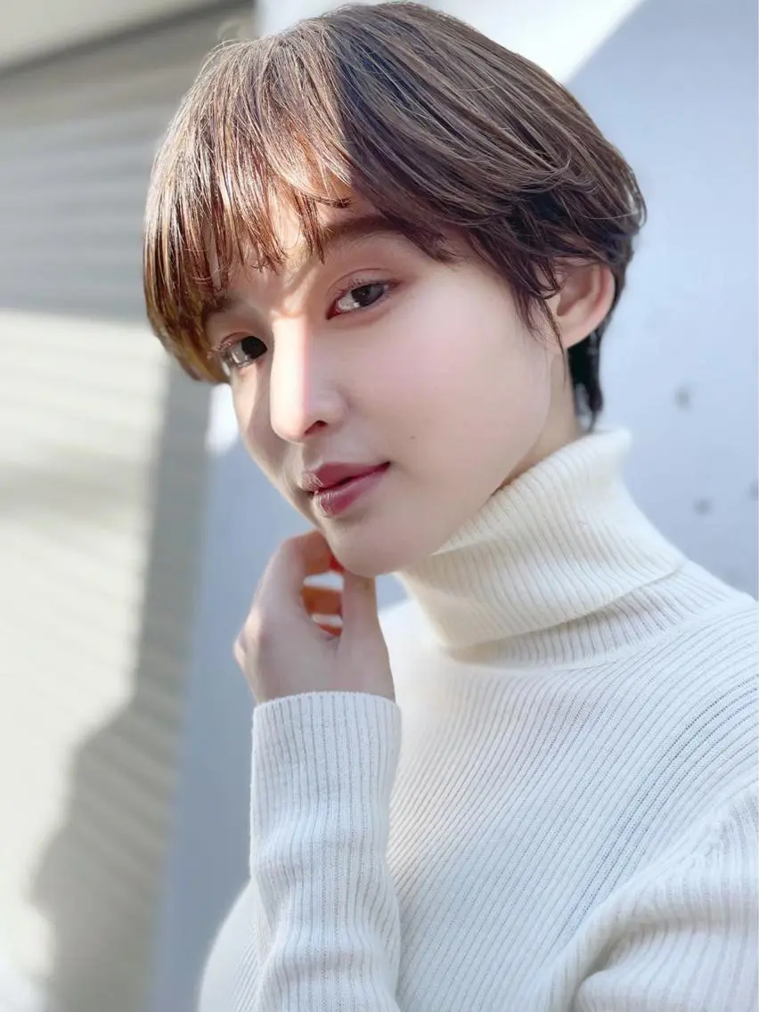 ショート カラー ベージュカラー カット ヘアカラー トリートメント 似合わせ×美髪改善✨ Yutoのヘアスタイル