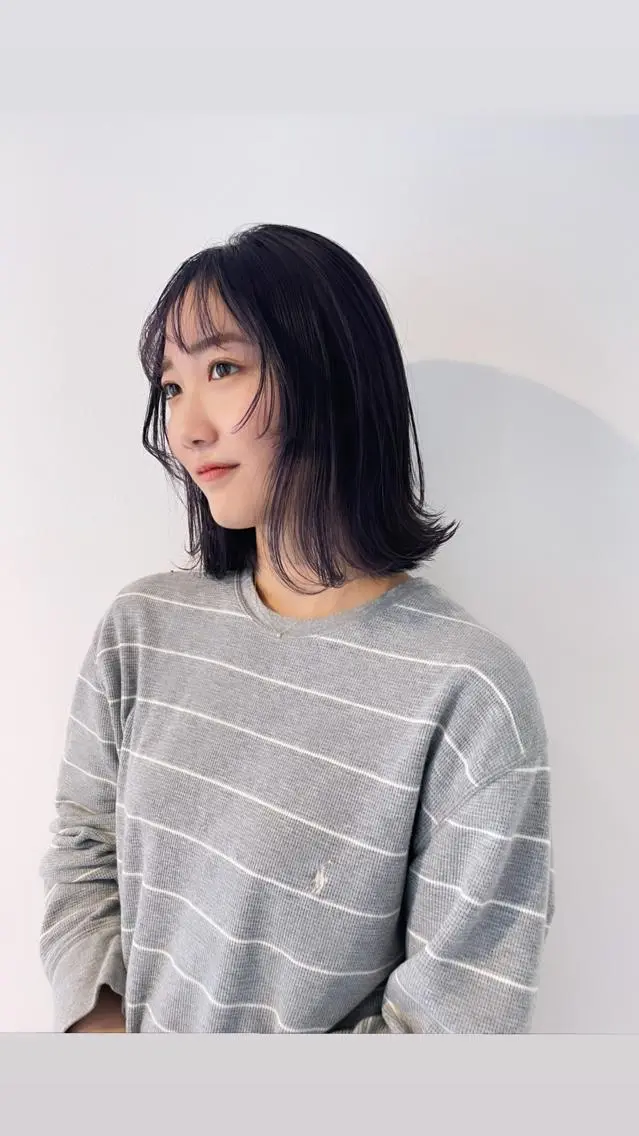 ミディアム カラー HIBIKI/原宿 ハッシュカット🪄のヘアスタイル
