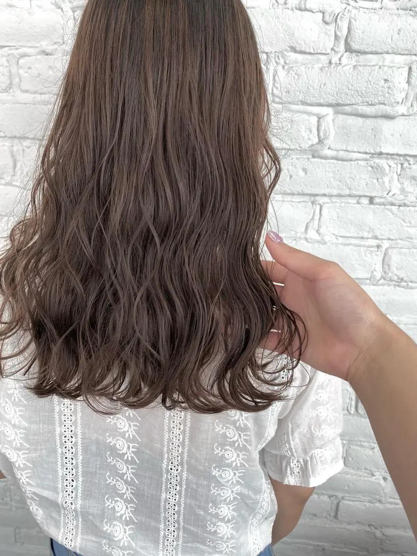 ロング カラー 韓国×髪質改善カラー 💎hinaのヘアスタイル