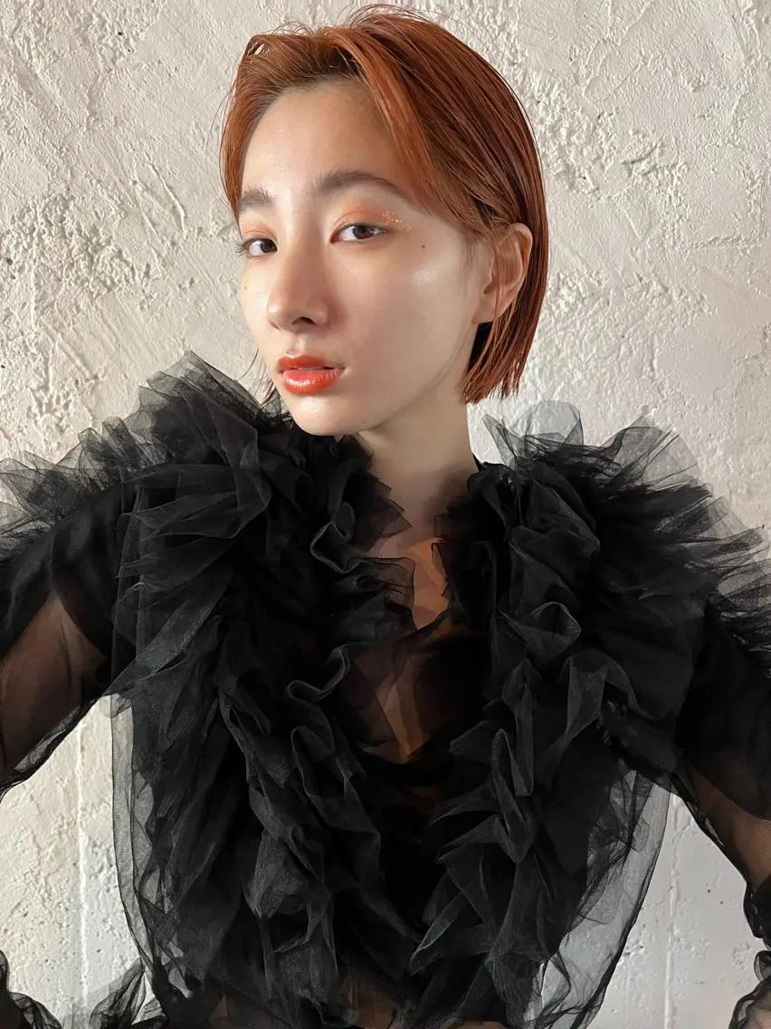 ショート カラー 圧倒的デザイン力 店長🎨RENAのヘアスタイル