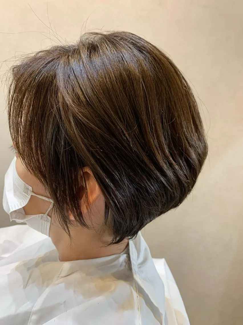ショート トリートメント ヘアカラー トリートメント newiネウィ _naoのヘアスタイル