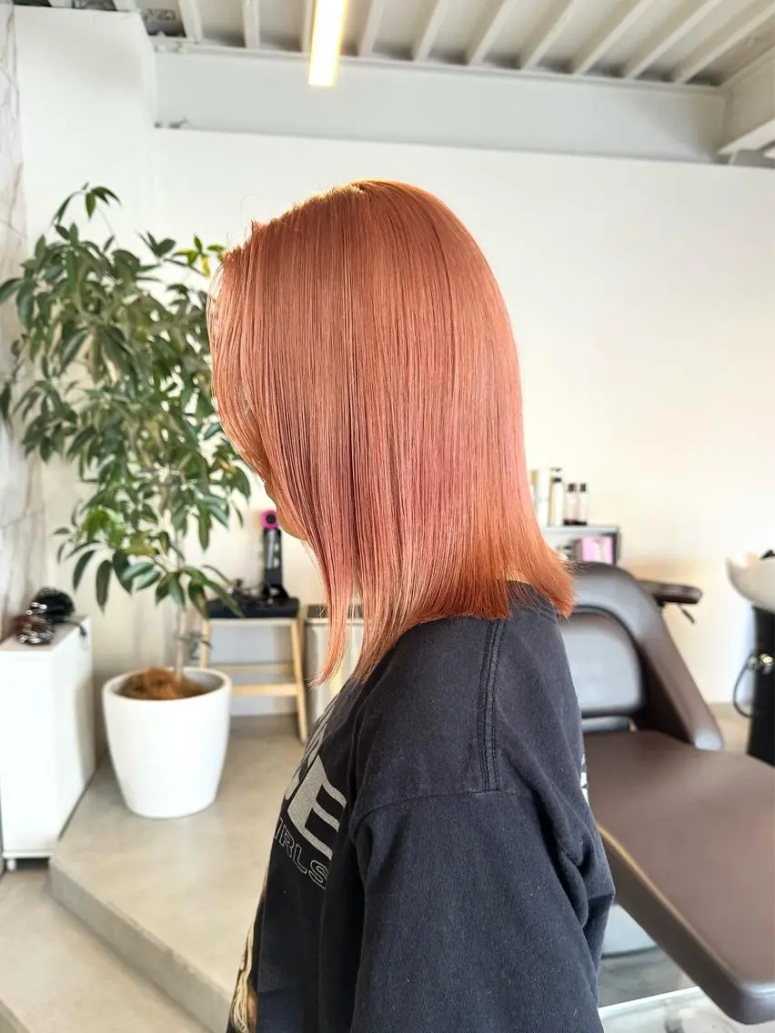 ミディアム カラー カット ヘアカラー トリートメント ハイトーン×似合わせ 🌱中川慎之介のヘアスタイル