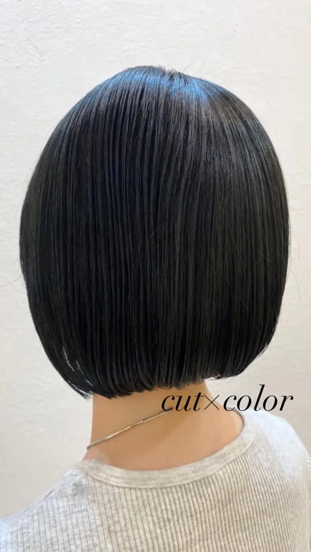 ショート カラー 縮毛矯正/髪質改善/ 艶髪ササキナツミのヘアスタイル