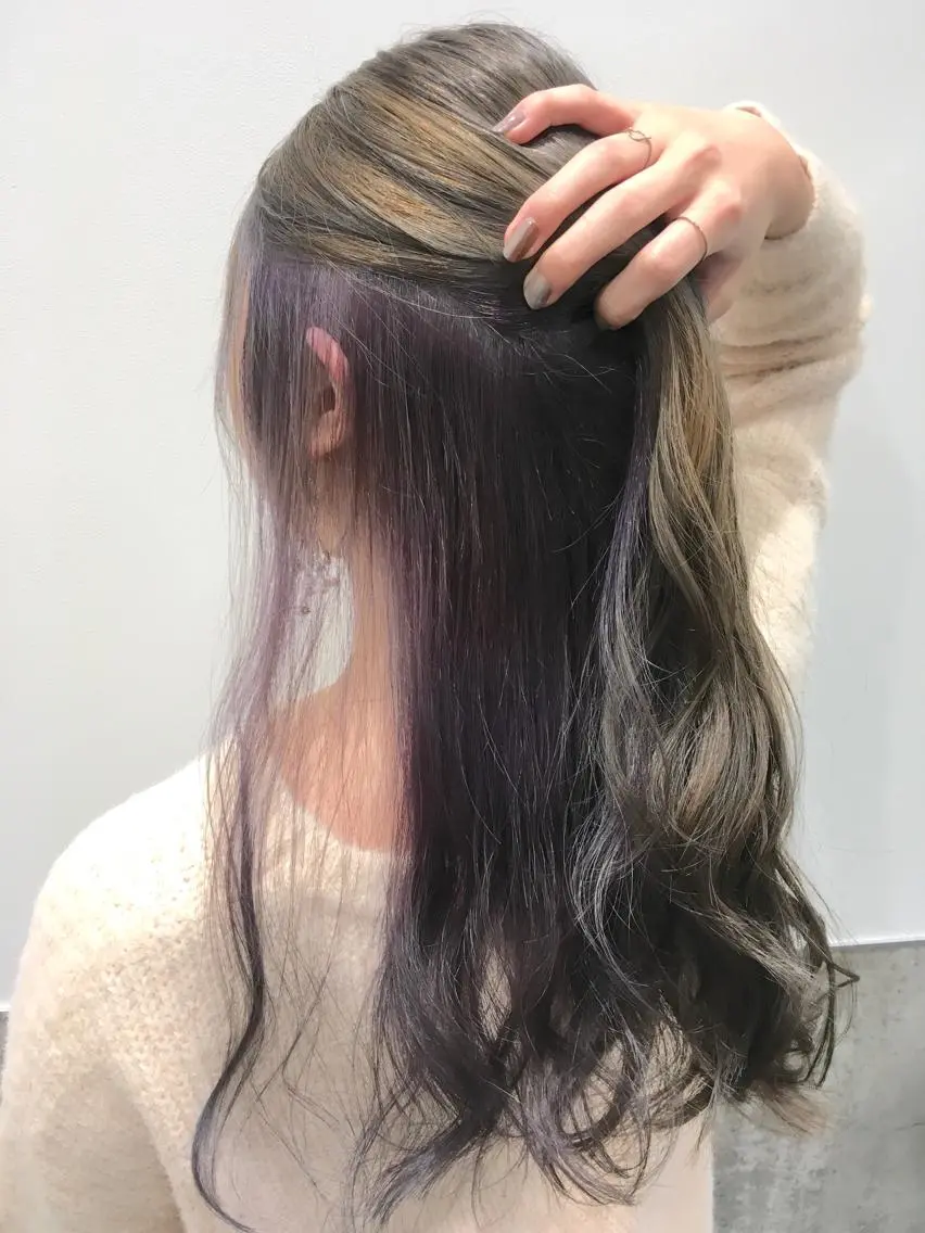 ロング カラー ヘアカラー トリートメント ヘアセット yoshi ☆のヘアスタイル