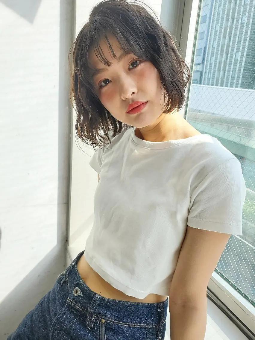 ショート ボブ 仁科 美乃里のヘアスタイル