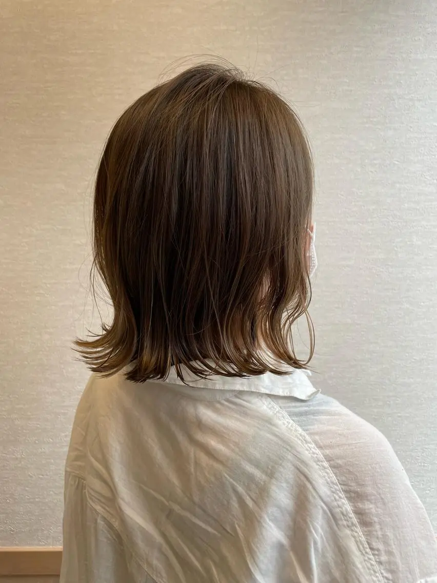 ミディアム カラー カット ヘアカラー miho 🌼🌼🌼のヘアスタイル