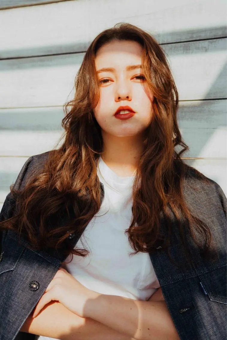 セミロング カラー パーマ ヘアアレンジ メンズ キッズ ネイル マツエク・マツパ メンズウルフカット アディクシーカラー 透明感カラー ボブ ウルフカット 藤井 仁紀のヘアスタイル