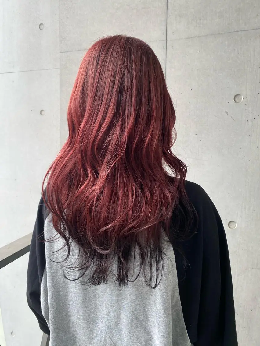 ロング カラー デザインカラー 【ROA】 MISUZU✨のヘアスタイル