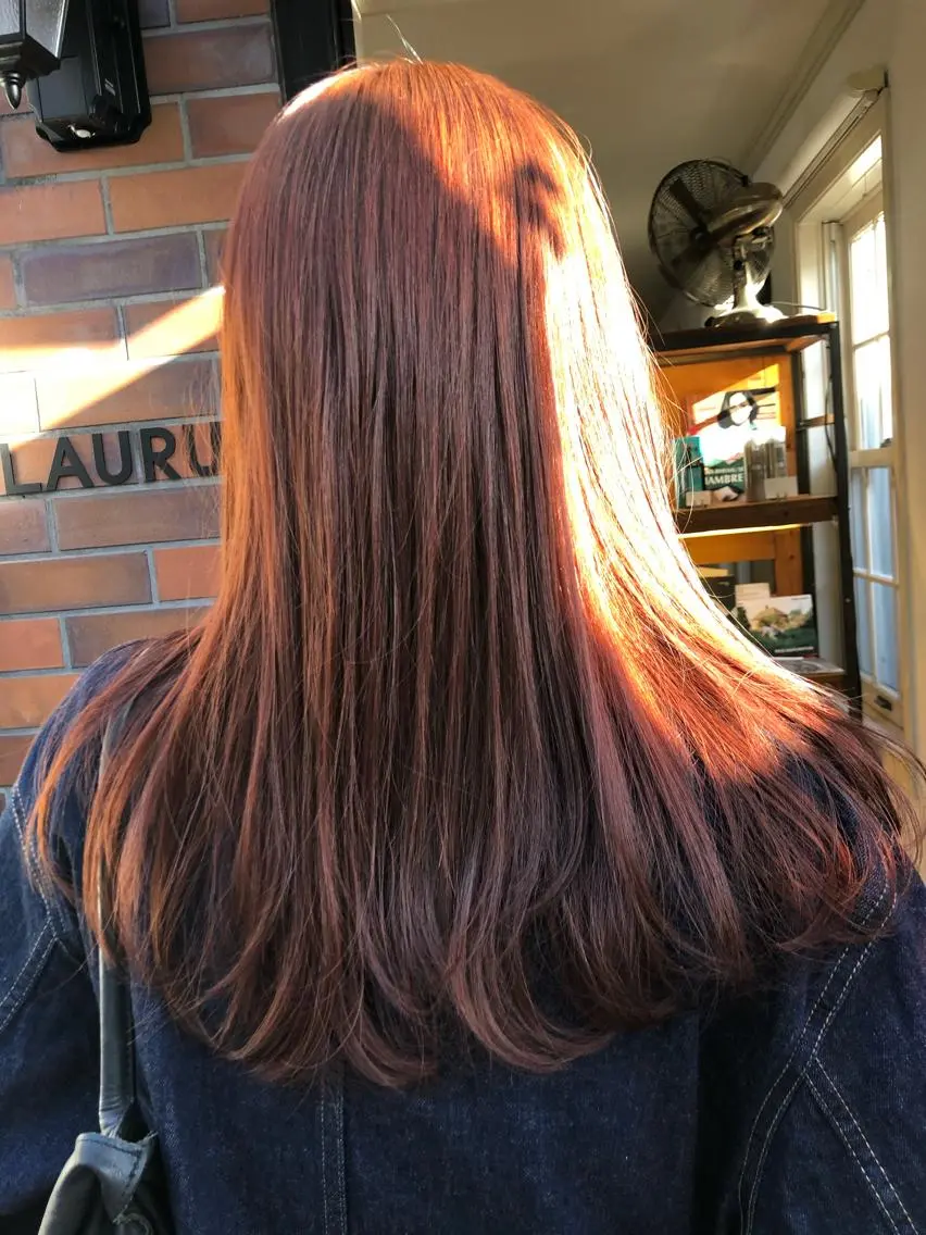 ロング カラー eri kinjoのヘアスタイル