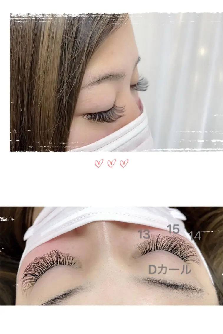 マツエク・マツパ LED lash crebiaのマツエク・マツパデザイン