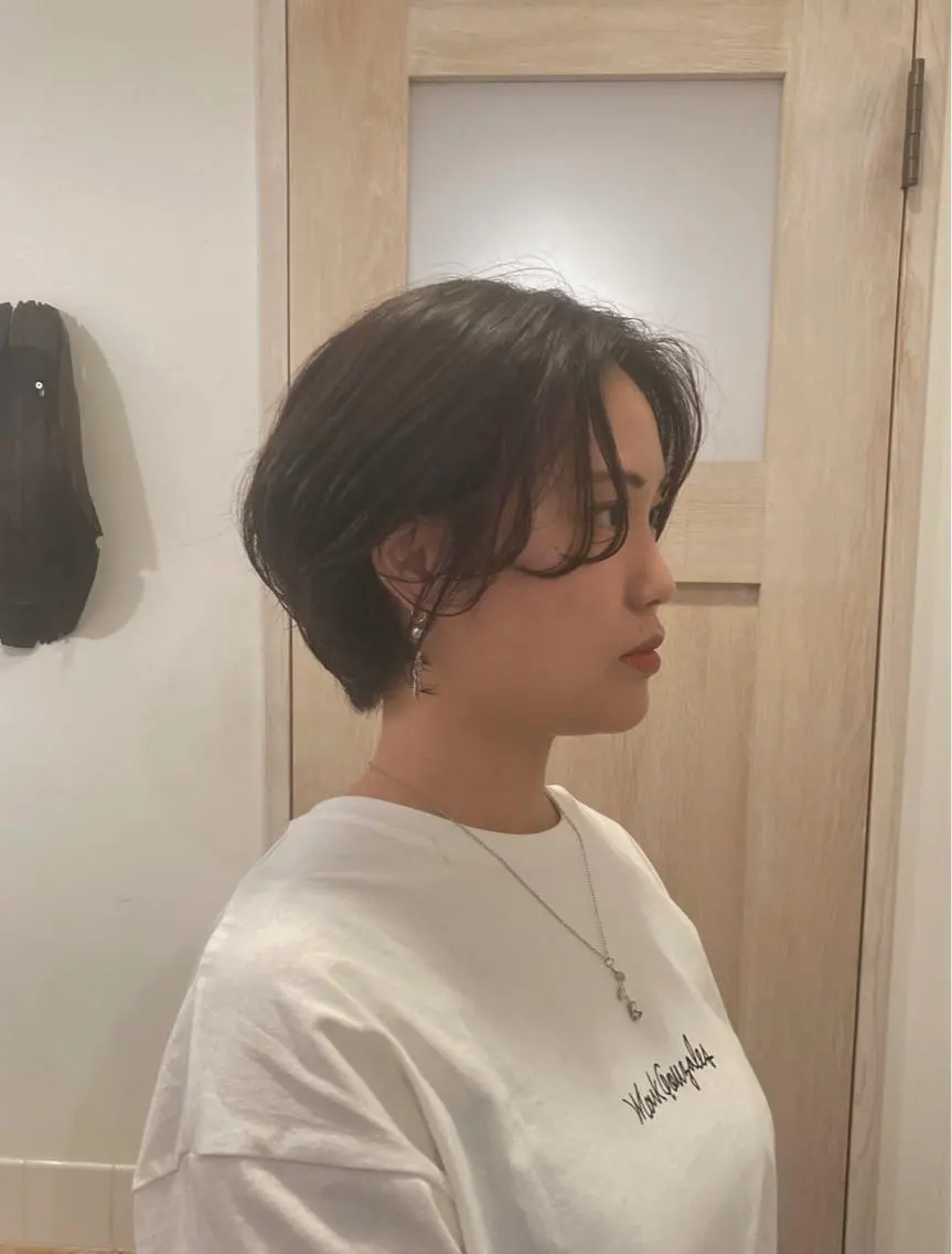ショート カラー ショートボブ ボブ ショートヘア vahan✂︎ 小林未果🕊のヘアスタイル