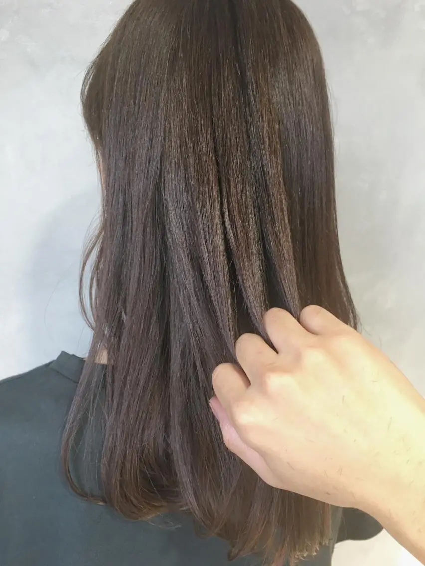 ミディアム カラー ラベンダーカラー 岡邉 隆太のヘアスタイル