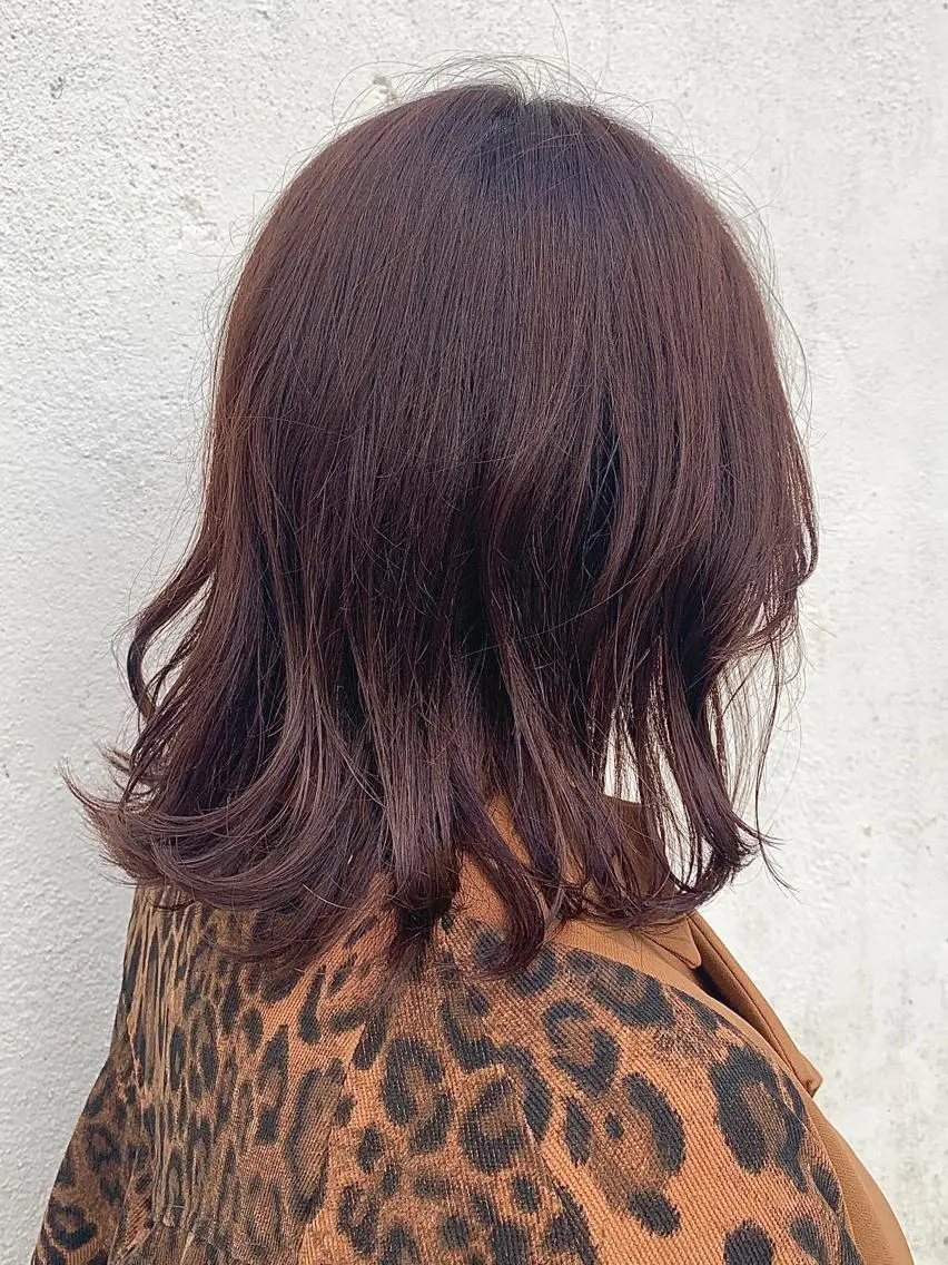 セミロング カラー 🇺🇸✂️🍟 こんあゆみのヘアスタイル