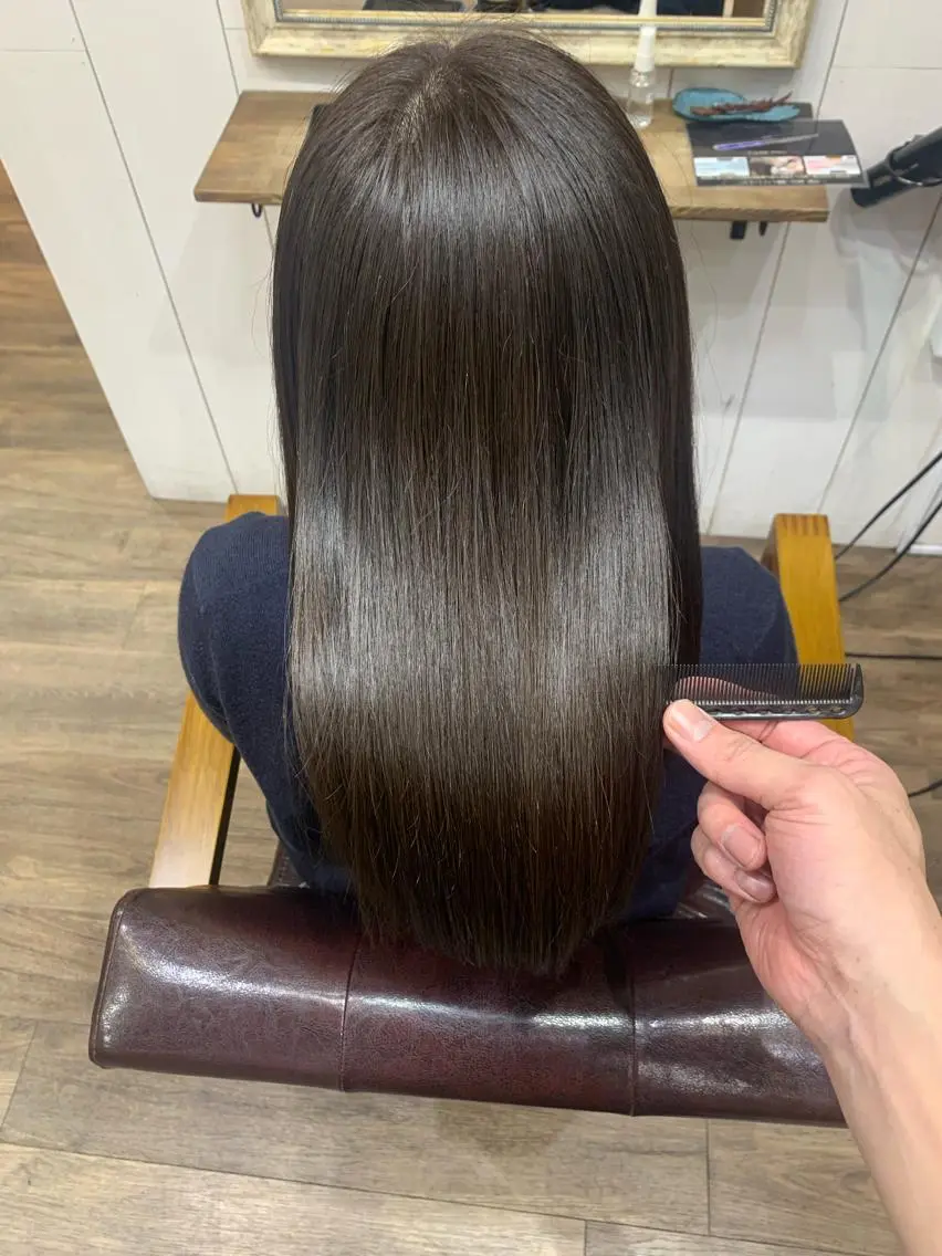 ミディアム カット トリートメント 前井 正人のヘアスタイル