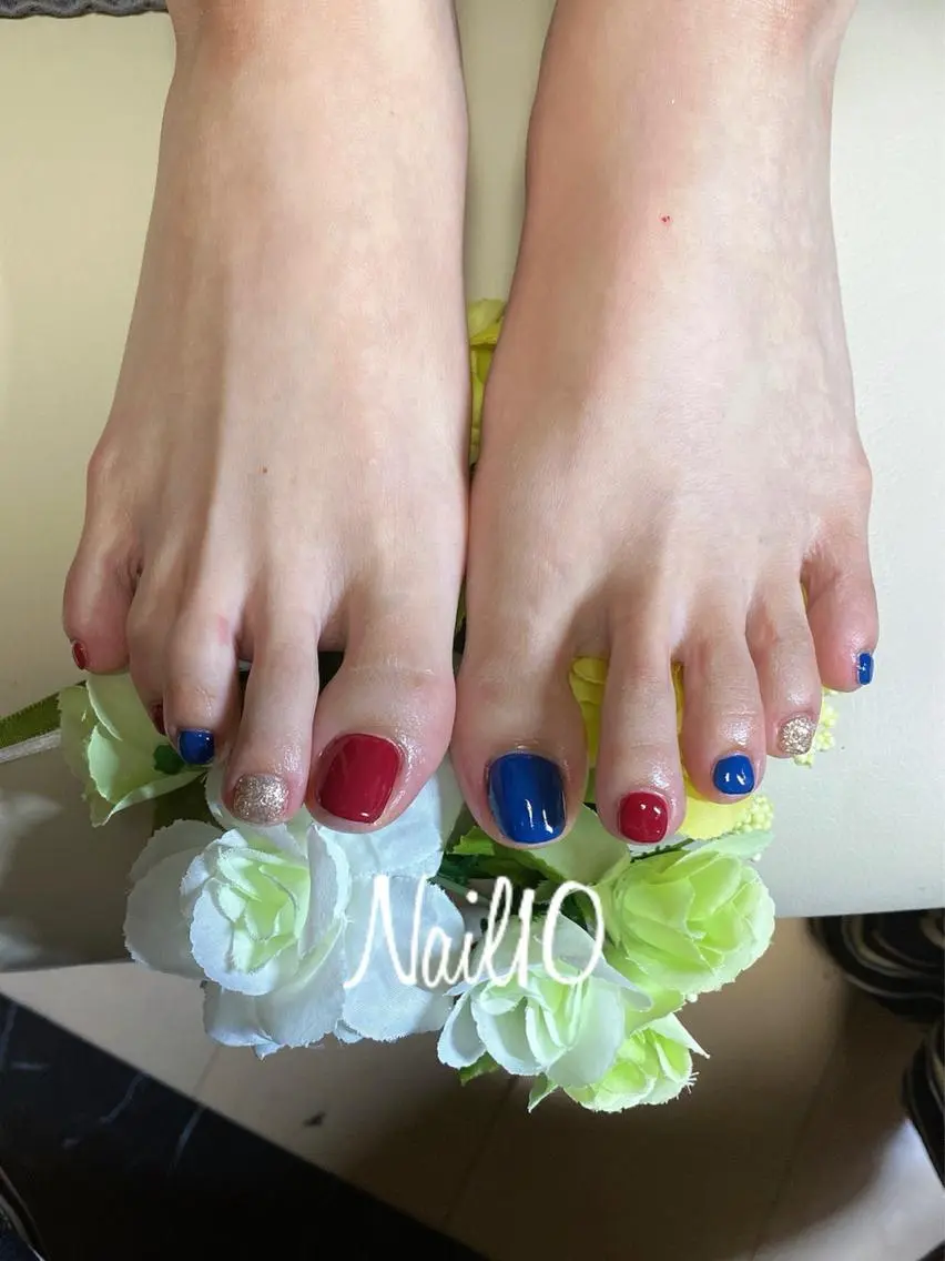 ネイル ラメ(グリッター) ラメグラデーション ハンドネイル Nail10 Kakoのネイルデザイン